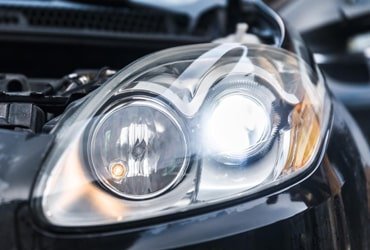 Used headlamps